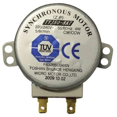 Imagen de KANGDAFUN TYJ50 8A7 Microwave Oven TYJ508A7 4W 5/6 RPM 11mm Spindle Turntable Motor Synchronous