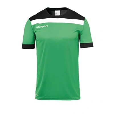 Imagen de Uhlsport Offense 23 Shirt Shortsleeved Camiseta De Fútbol para Hombre, Verde/Negro/Blanco, XL