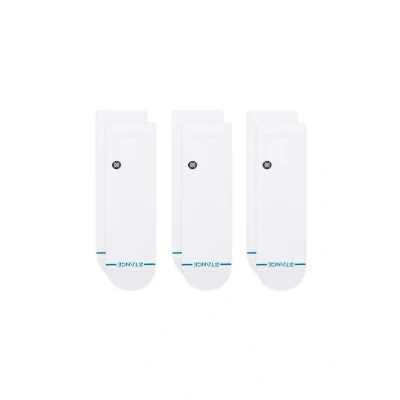 Imagen de Stance ICON Quarter Unisex 3 PACK Calcetines, Talla: 35 37, White