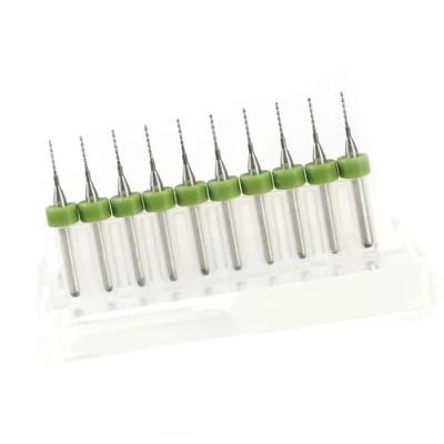 Imagen de 10pcs Micro brocas de tarjeta PCB poco broca carburo Drill Bits circuito impreso impresión 0.1 mm a 1.4 herramienta taladro (0.7 mm)