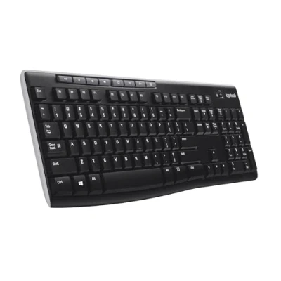Imagen de Teclado inalámbrico Logitech K270, color negro
