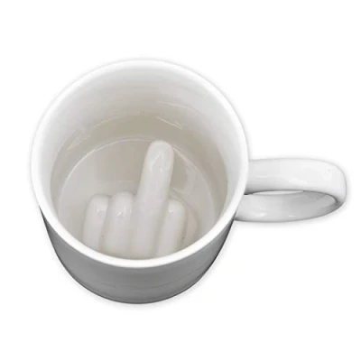 Imagen de ds. distinctive style Taza de café (350 ml), dedo Medio, color blanco