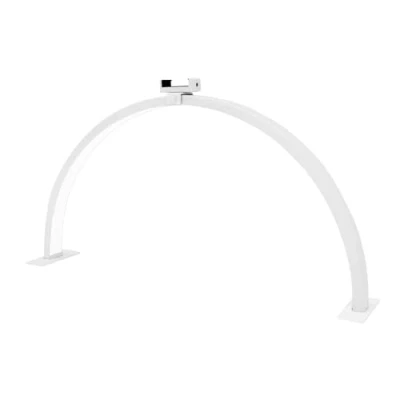 Imagen de Lámpara de Mesa Media luna LED 50 W Regulable 3000 6000K 3 colores Soporte teléfono Cierres gancho y buclé Almohadillas espuma para fijar Manicura, Pestañas, Uñas, Tatuajes, Estética