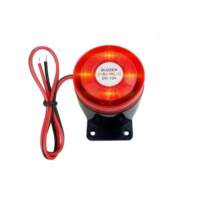 Imagen de Switian sistema de alarma sonido mini con cable 12 V CC y sirena 120 dB, seguridad para el hogar