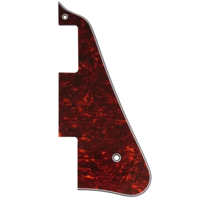 Imagen de Musiclily Pickguard Golpeador para Epiphone Les Paul Standard de Fabricación China Stile Moderno, 4 capas Red Tortoise
