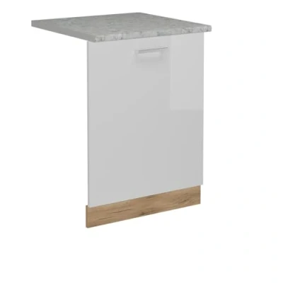 Imagen de Vicco Tapa del lavavajillas &quot;R Line&quot;, Blanco alto brillo, 60 cm , ET Mármol