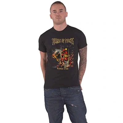 Imagen de Cradle of Filth T Shirt Existence is Futile Band Logo Nue oficial para hombre, Negro , L