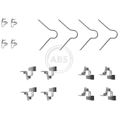 Imagen de A.B.S. 1030Q Kit de accesorios, pastillas frenos TOYOTA: Celica V Coupé, Previa / Estima I, Corolla VII Liftback