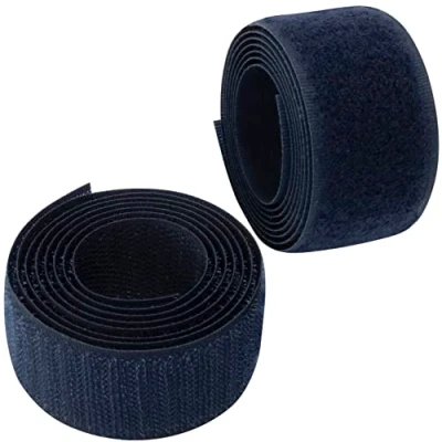 Imagen de AERZETIX C65969 Cinta/rollo de scratch 30mm 1 metro auto agarre organizador/sujetacables tira enganche bolsa prenda correa color: azul oscuro en poliamida y poliéster