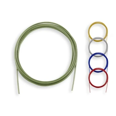 Imagen de TRAINLIKEFIGHT Comba Crossfit 3m Cable Ajustable Ligero 179g De Saltar Cuerda Boxeo Mujer (VERDE)