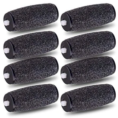 Imagen de Rodillos de repuesto E Cron compatible con Scholl Velvet Smooth Diamond Express Pedi eliminador asperezas duras,8 recambrio.