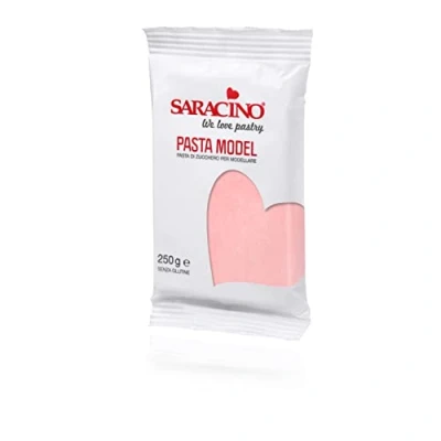 Imagen de Saracino Pasta fondant Model Rosa Para modelar De 250 g Sin gluten Made in Italy
