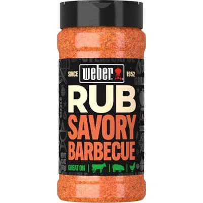 Imagen de Weber Savory Barbecue Dry Rub, 13.5 Ounce