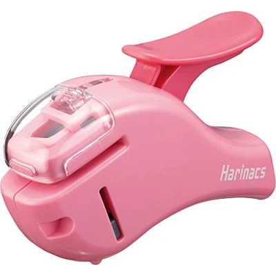 Imagen de Kokuyo, Harinacs Compact Alpha Grapadora sin grapas, color rosa (SLN MSH305P)