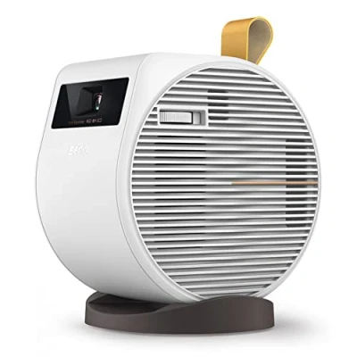 Imagen de Mini proyector portátil BenQ GV11 ángulo de proyección 135grados hacia el Techo, Extensiones Graves 270grados, Android TV 10, Blanco
