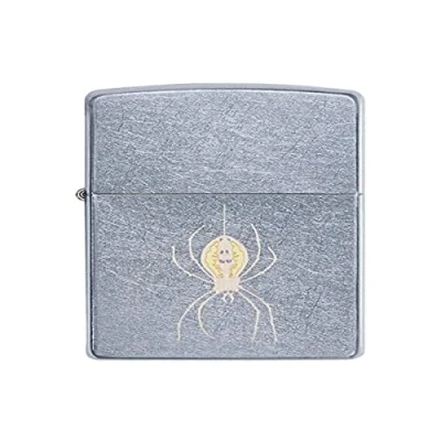 Imagen de Zippo PL 207 Spider Encendedor, Latón, Street Chrome, Laser Two Tone, Talla única
