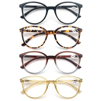 Imagen de Un Pack de 4 Gafas Lectura 2.5 /Gafas para Presbicia Hombres y Mujeres,Buena Vision Ligeras Comodas,Vista Cerca/Vista Cansada