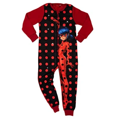 Imagen de United Labels Mono Miraculous para niña Pijama Niños Rojo/Negro (as3, Numeric, Numeric_110, Numeric_116, Regular)