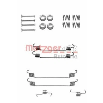 Imagen de METZGER 105 0820 Juego de accesorios, zapatas freno TOYOTA: Yaris I Hatchback, Aygo, SUZUKI: SWIFT 3, CITROËN: C1 II