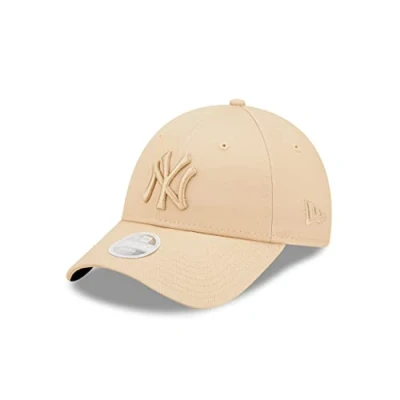 Imagen de New Era York Yankees MLB Baseball Basecap Kappe Cap Frau Damen 9Forty verstellbar Beige One Size