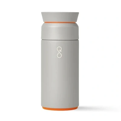 Imagen de Ocean Bottle Termo de acero inoxidable reciclado, botella ecológica y reutilizable, color gris roca, 12 onzas