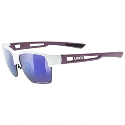 Imagen de uvex sportstyle 805 CV, gafas outdoor unisex, tintadas para realzar el contraste, de espejo, pearl prestige matt/plasma, one size