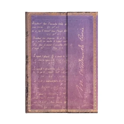 Imagen de Hardcover Notizbuch Marie Curie, Die Wissenschaft der Radioaktivität Midi Liniert: Hardcover, Wrap Closure, 120 gsm, ribbon marker, memento pouch (Embellished Manuscripts Collection)