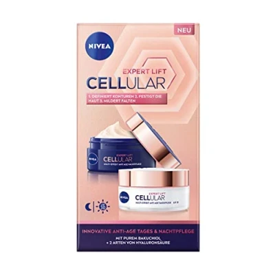Imagen de NIVEA Cellular Expert Lift Juego de cuidado día y noche, facial hidratante para una piel firme joven