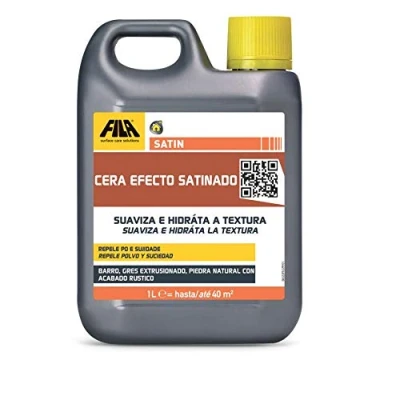 Imagen de Satin, Cera Protectora Con Efecto Satinado Ideal Para Barro Gres Extrusionado Piedra Natural Y Terrazo No Pulidos Mosaico Hidráulico, 1L