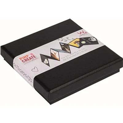 Imagen de walther design Leporello Fotobox negro 10 x cm DIY, PIMP AND CREATE FB 099 B