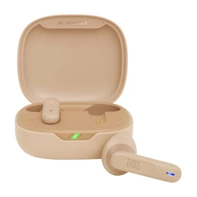 Imagen de Auriculares Bluetooth Jbl Wave Flex True Wireless Beige