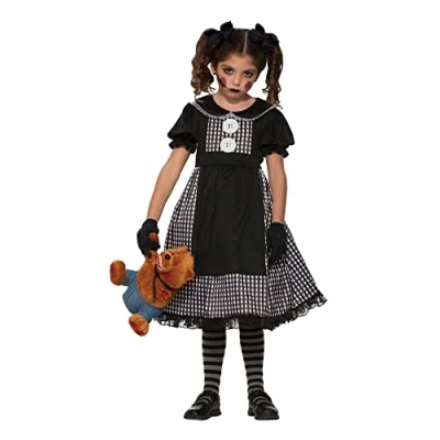 Imagen de Bristol Novelty Disfraz de muñeca oscura, talla L, multicolor, large (CC77067)