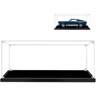 Imagen de Vitrina acrílica para Lego 10265 transparente a prueba de polvo Ford Mustang (el modelo bloque construcción NO está incluido)(2mm)