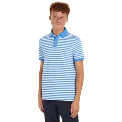 Imagen de Tommy Hilfiger 1985 Regular Polo Mw0mw17770 Camiseta, Azul (Blue Spell/White), S para Hombre
