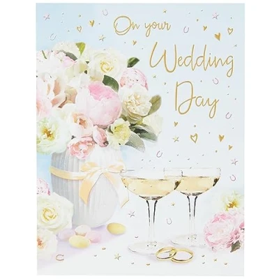 Imagen de Piccadilly Greetings Regal Publishing, C80628 Tarjeta de ocasión para boda, 20,3 x 15,2 cm