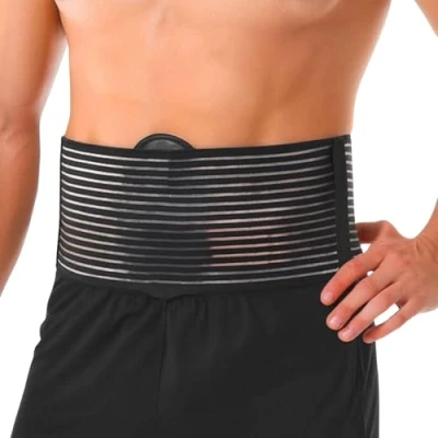 Imagen de OrtoPrime Cinturón Faja HERNIA UMBILICAL Hombre y Mujer de Soporte Abdominal Postquirúrgica (Talla L/XL 90 125CM)
