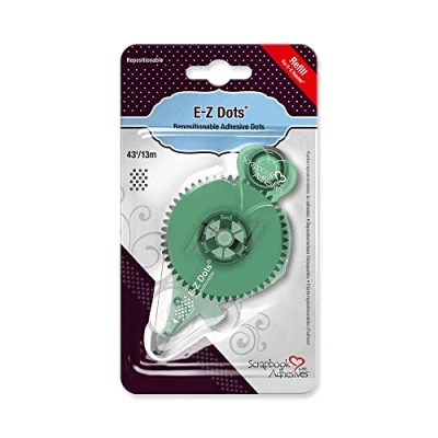 Imagen de Scrapbook Adhesives By 3L EZ Dots Repositionable Refillable Runner Refill Cartridge, 43 Feet E Z, Papel, Clear, 13M