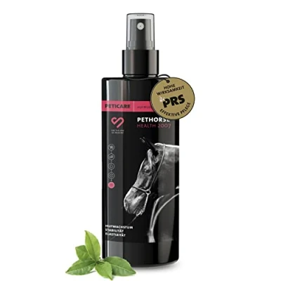Imagen de Peticare aceite para el cuidado de cascos caballos fomenta crecimiento y la elasticidad los sistema único PRS® un efecto duradero petHorse Health 2007