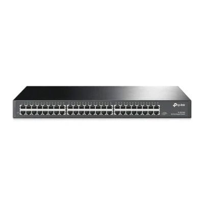 Imagen de TP Link TL SG1048 Gigabit Ethernet de 48 puertos (Conmutador no Gestionado, Plug and Play, Metal, Montaje en rack, sin Ventilador, Vida Limitada)