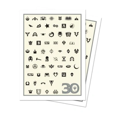Imagen de Ultra PRO Fundas APEX® Deck Protector® de 30 aniversario 105 quilates para Magic: The Gathering, tamaño adaptarse a tarjetas estándar, funda MTG Commander en nuevas mangas