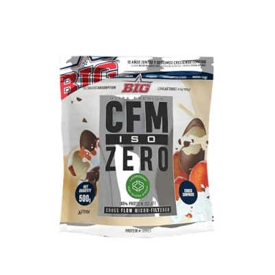 Imagen de BIG Proteina Isolada Proteinas Whey para Masa Muscular Protein Isolate Proteína en Polvo Materia Prima Premium Sin Grumos, Baja Lactosa, Azúcares Añadidos (500gr,Choco Surprise)