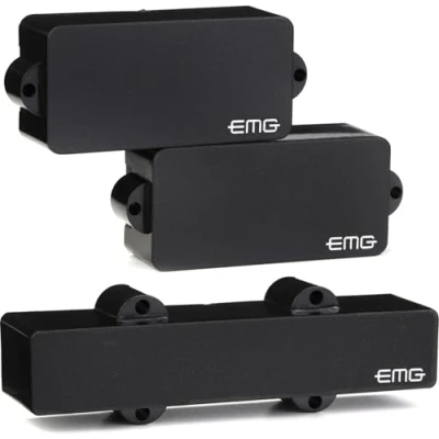 Imagen de EMG PJ Active Juego de pastillas para guitarra, color negro