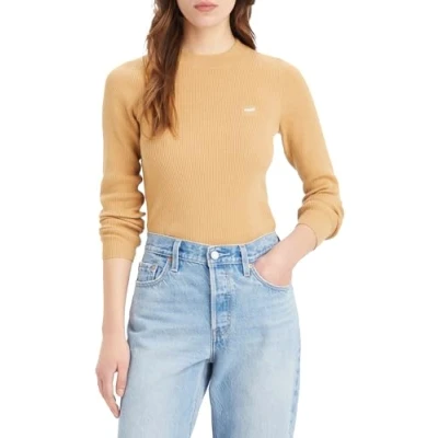 Imagen de Levi&#039;s Jersey Acanalado Suéter, marrón, XS para Mujer