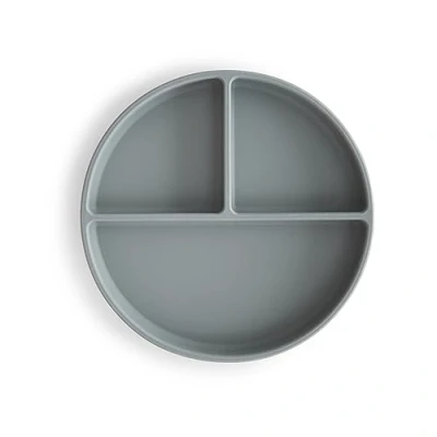 Imagen de mushie Platos de Silicona para Niños con Ventosa Antideslizante Accesorios Aprendizaje Bebés y Pequeños Sin BPA Resistente al Lavavajillas Microondas Stone