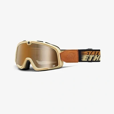 Imagen de 100% BARSTOW Gafas deportivas de protección premium con marco mínimo (State of Ethos lente bronce)