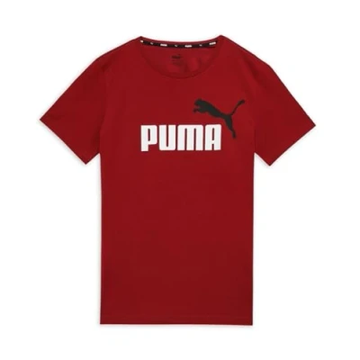 Imagen de PUMA ESS+ 2 Col Logo tee B, Camisetas Niños, Intense Red, 586985