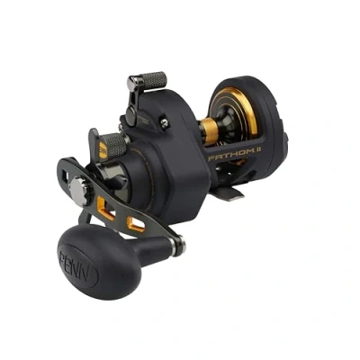 Imagen de Penn Fathom II Star Drag RH Carrete para Mar 12 rotonda