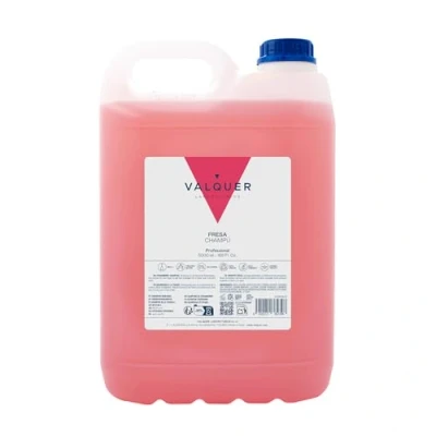 Imagen de Valquer profesional Válquer Champú Especial de Fresa para peluquería. 5000ML