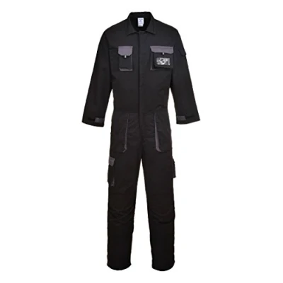 Imagen de Portwest Buzo Bicolor Texo Contrast, Tamaño: XXL, Color: Negro, TX15BKRXXL