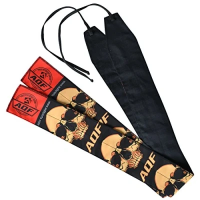 Imagen de AQF Muñequera Correas para Levantamiento De Pesas Gimnasio Entrenamiento Soporte Resistencia Muñequeras Gym 35&quot;De Largo y 3&quot; Ancho (Negro Naranja)